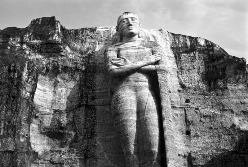 Giant Buddha statue, Polonnaruwa, Sri Lanka.