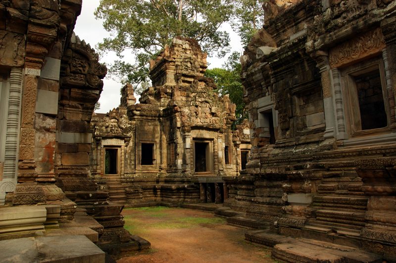 Chau Say Tevoda, a Hindu temple in Angkor, Cambodia.