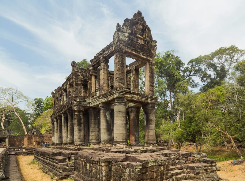 Library, Angkor, Cambodia.