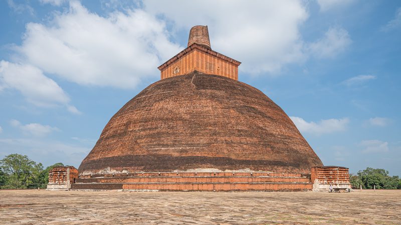Jetavanaramaya Stupa in Anuradhapura, Sri Lanka.