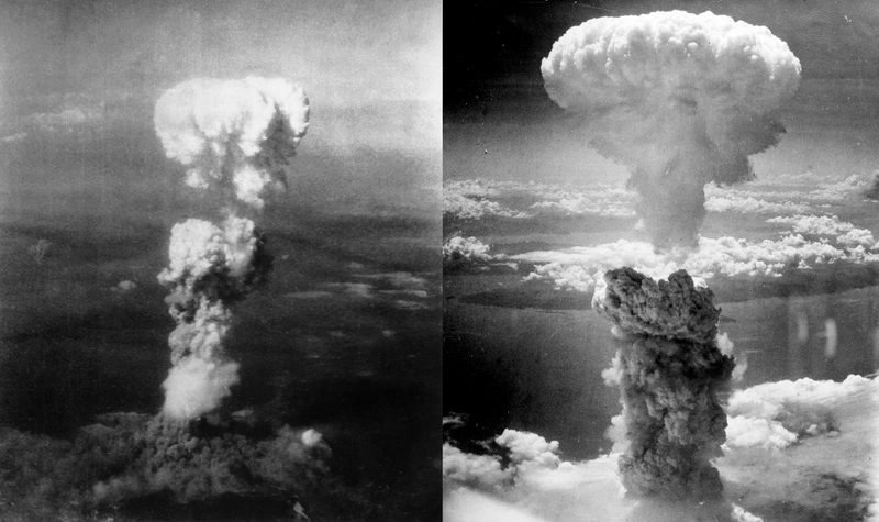 Atomic bombing of Hiroshima and Nagaski.
