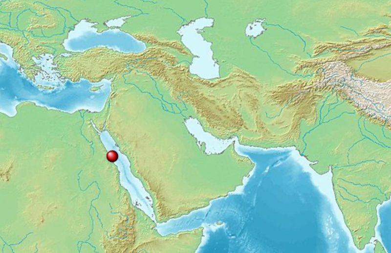 Location of Berenike, where the Buddha was excavated.