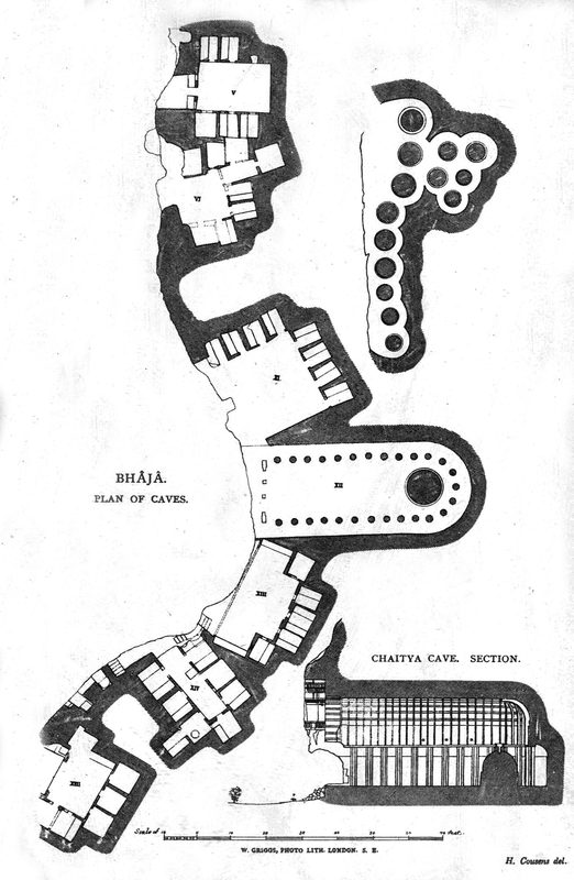 Bhaja caves, plan.