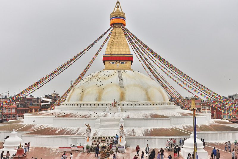 Boudhanath Stupa, Kathmandu, Nepal.