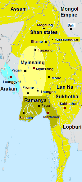 Myinsaing Regency c. 1310.