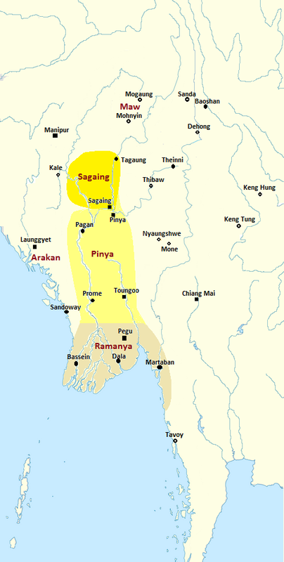 Pinya kingdom c. 1350.