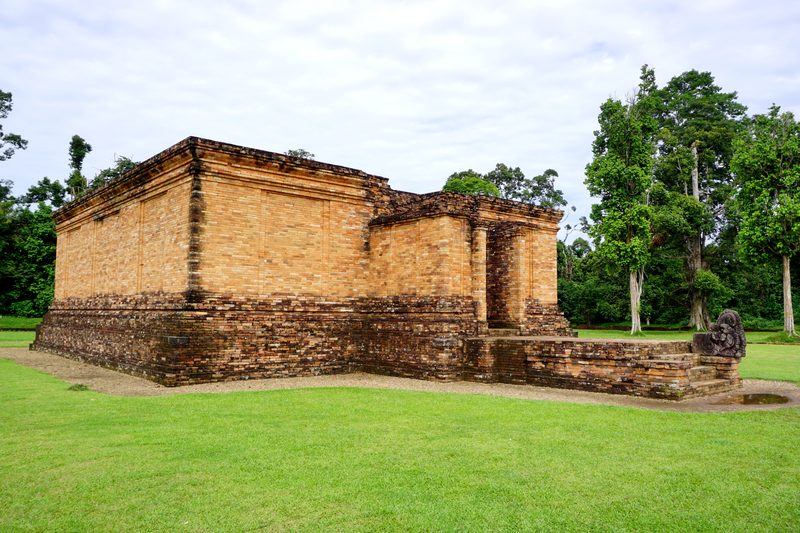 Candi Gumpung, a Buddhist temple at Muaro Jambi of Malayu Kingdom.