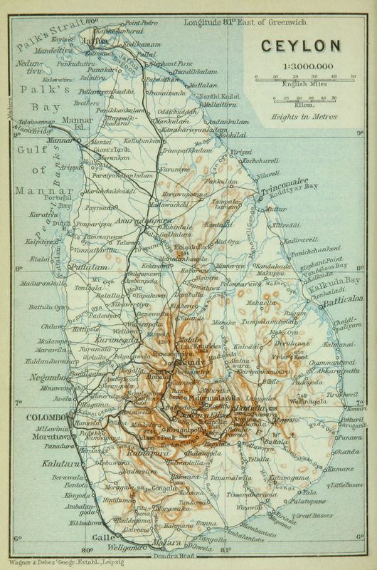 British Ceylon around 1914.