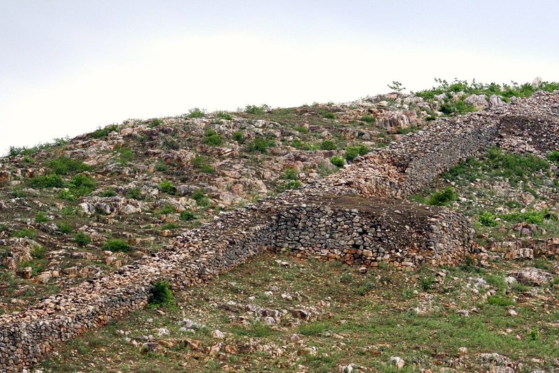 The historic locality is surrounded by the Rajgir hills and remains of cyclopean walls.