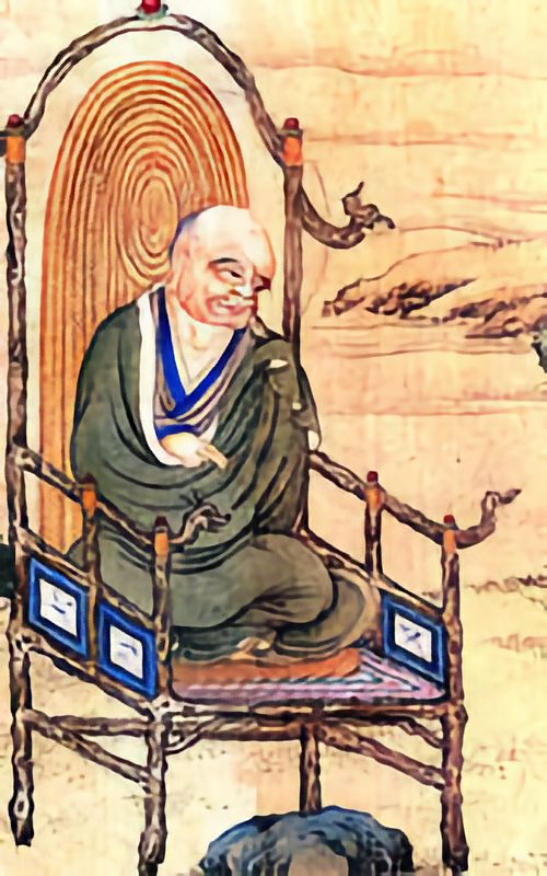 A painting of Daoxin, the fourth patriarch of Zen Buddhism, unknown author.