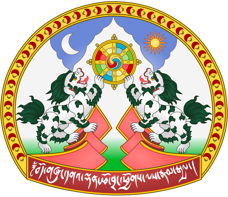 Seal of the Tibetan government in exile.