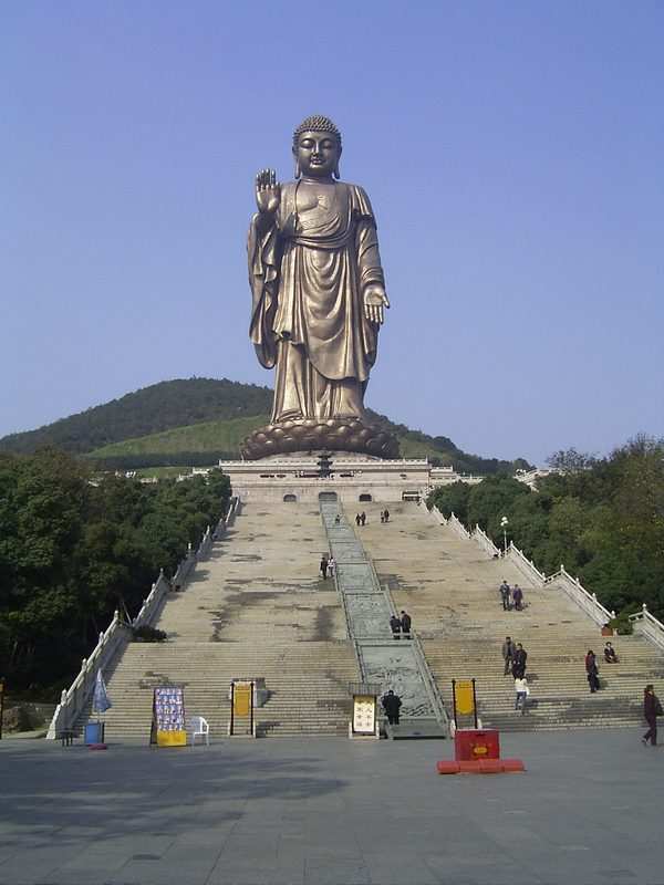 Grand Buddha at Ling Shan, China.