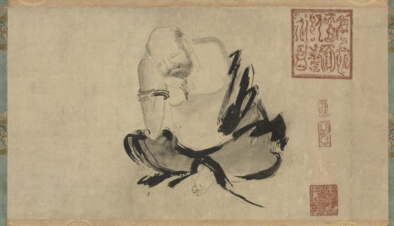 Huike thinking, by Shi Ke, China, from Five Dynasties and Ten Kingdoms Period to Northern Song (about 10th century).