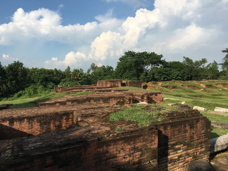 Ruins of Jagaddala Mahavihara.