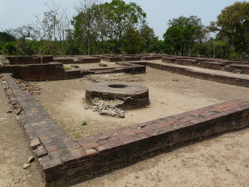 Remains of the Jetavana monastery, Sāvatthī, India.