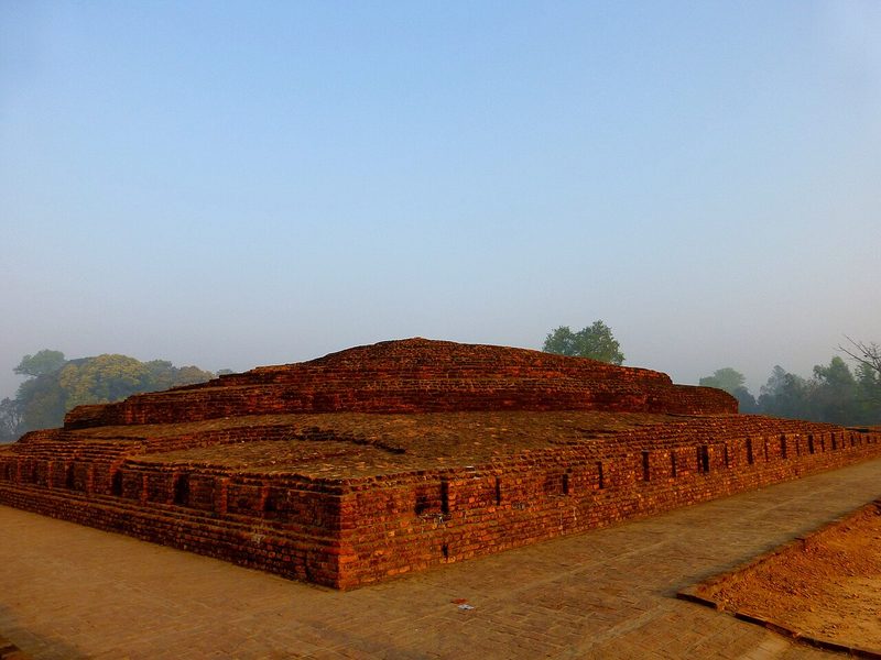 The Piprahwa stupa is one of the earliest surviving stupas.