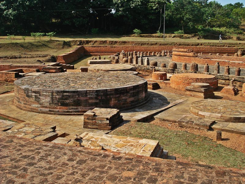 Chaityagriha stupa complex in Lalitagiri.