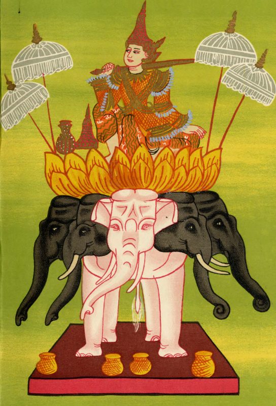 Kyawswa I depicted as the Nga-zi Shin Nat.