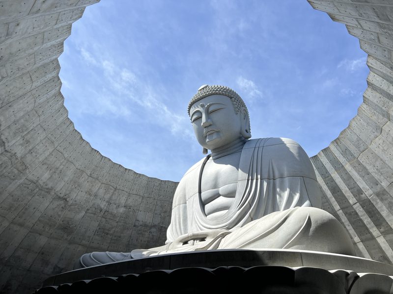 Buddha statued in the Hill of the Buddha, Sapporo, Japan, by Tadao Ando.