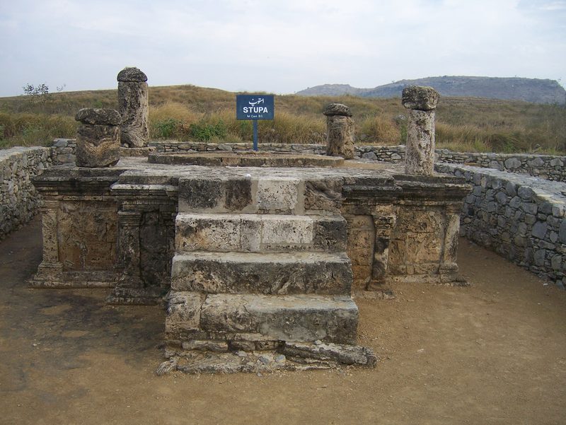 A Stupa from the 1st century BCE, Sirkap, Taxila.