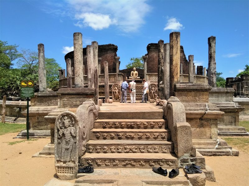 The Quadrangle Vatadage, Polonnaruwa, Sri Lanka.