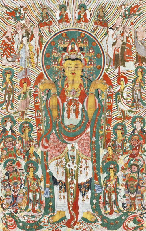 Hanging Painting of Vairocana at Sinwonsa temple in Gongju, Korea, 1664.