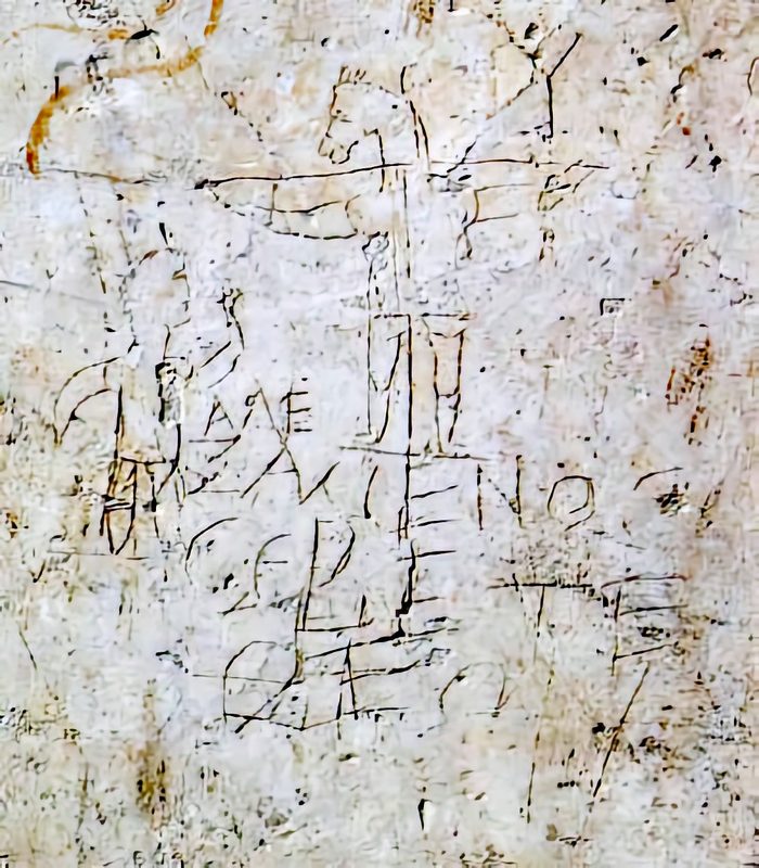 The Alexamenos graffito.