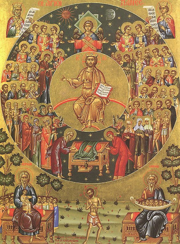 Orthodox icon of All Saint.