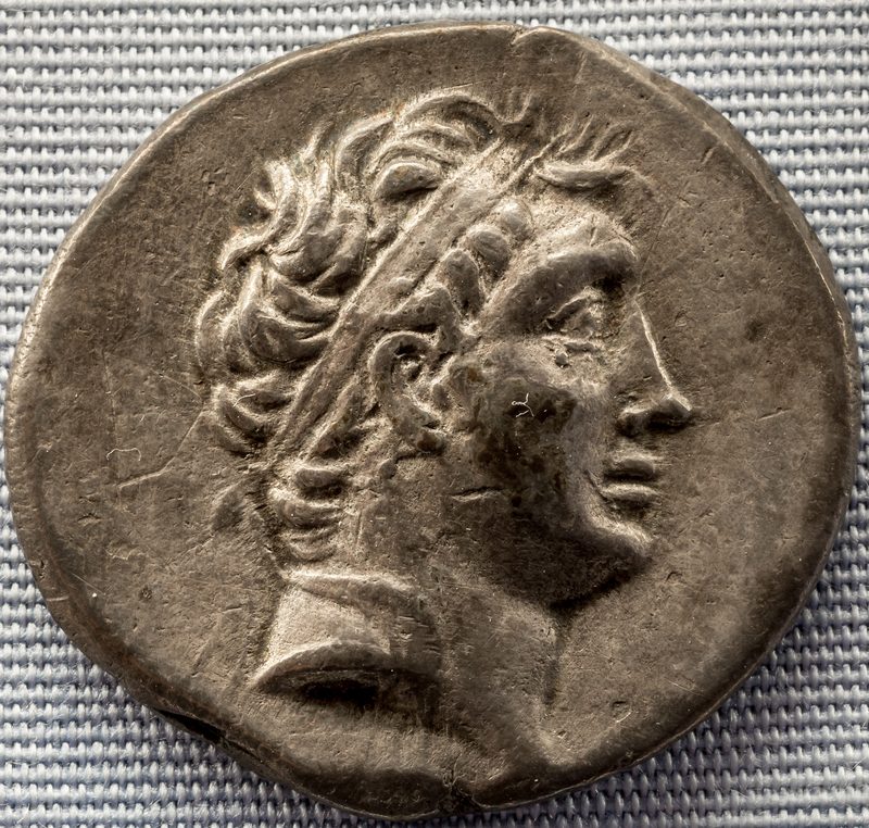 Nicomedes IV depicted on a silver coin, ca. 94-74 BCE.