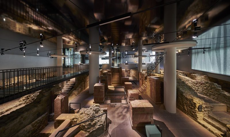 Excavation of the Judengasse in Frankfurt, now part of the Jewish Museum.