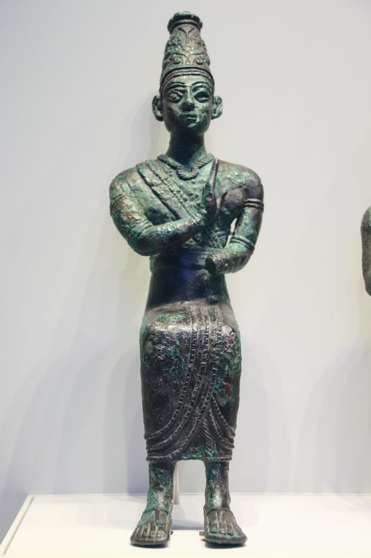 Bronze Statuette of Seated God Ba'al, Hazor, 15th-13th century BCE, Israel Museum, Jerusalem, Israel.