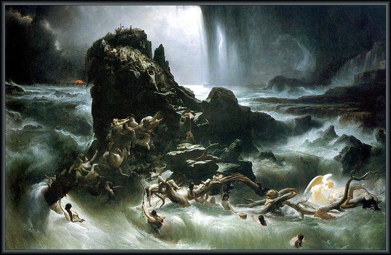 The Deluge, Francis Danby, 1840, oil on canvas.