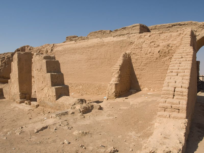 The remains of the former house church in 2008.