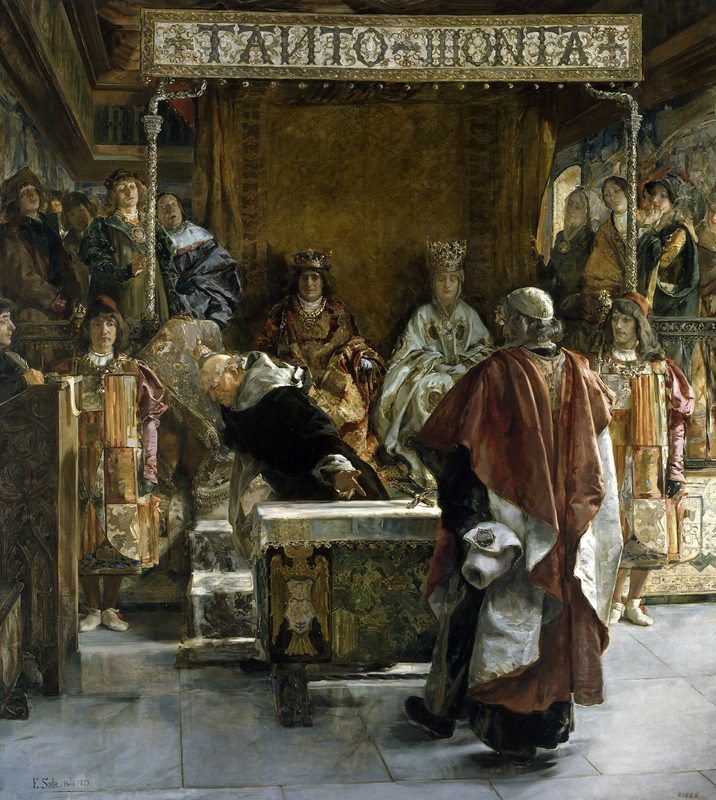 The Expulsion of the Jews from Spain (in the year 1492) by Emilio Sala Francés, 1889.