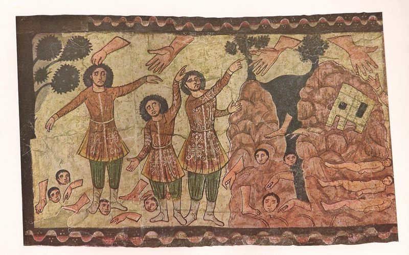 Ezekiel and the hand of God.