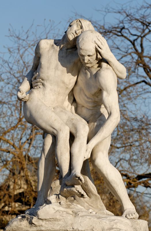The Good Samaritan by François-Léon Sicard (1862–1934), in the Tuileries Gardens, Paris.