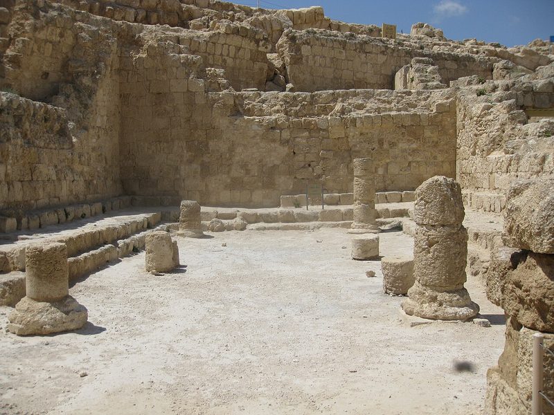 First-century synagogue at Herodium.