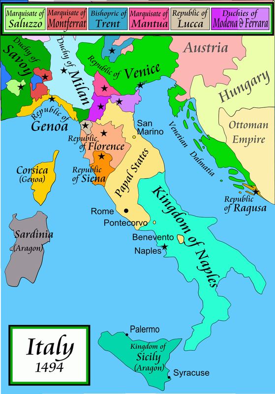 Italy 1494.