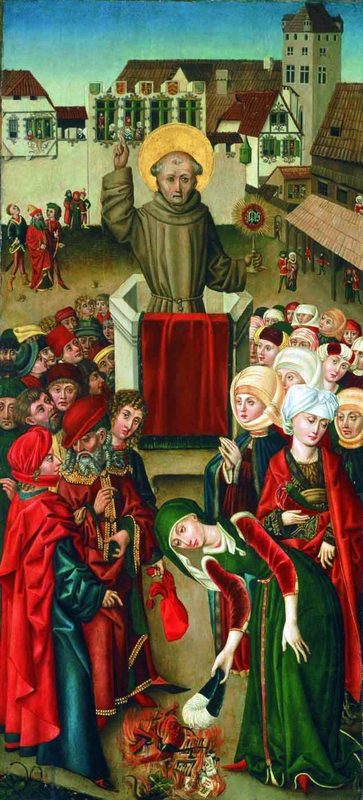 John Capistranus depicted in a Franconian-Bamberg panel painting form 1470/1480.