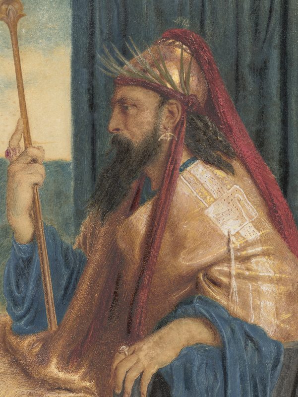 King Solomon, by Simeon Solomon, 1872.