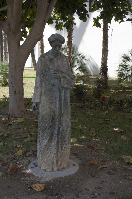 Ibn Gabirol statue in Málaga, Spain.