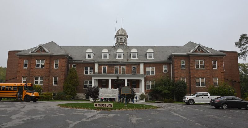 Mohawk Institute Indian Residential School in Brantford, Ontario, Canada in 2013.
