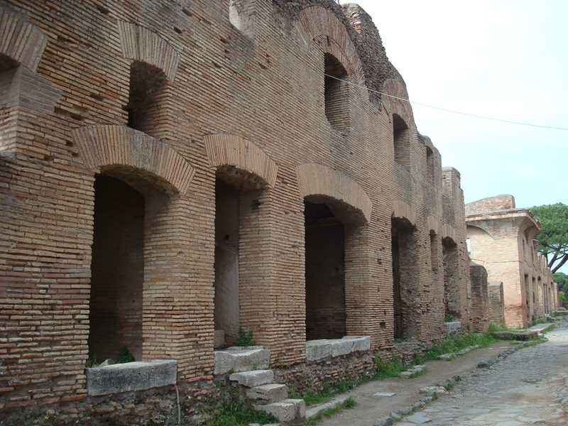 Insula in Ostia Antica.