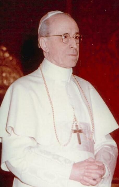 Eugenio Pacelli (later Pope Pius XII).