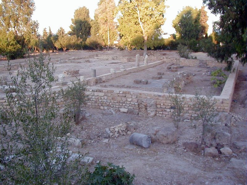 Early Christian quarter in ancient Carthage.