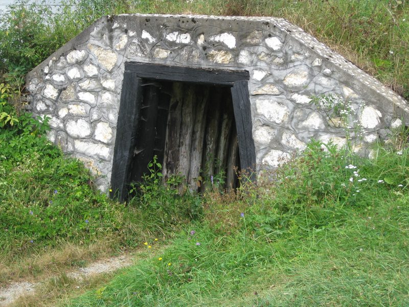 Entrance to a Roman gold mine.