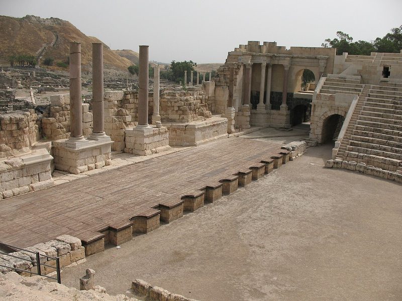 The Amphitheatre in Beit She'an.