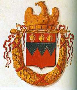 Cologne coat of arms during the French occupation in 1811.