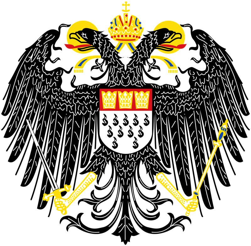 Cologne's coat of arms as it is today.
