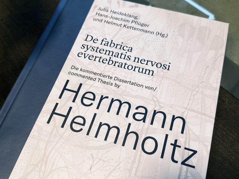 My hard copy of Helmholtz's dissertation.